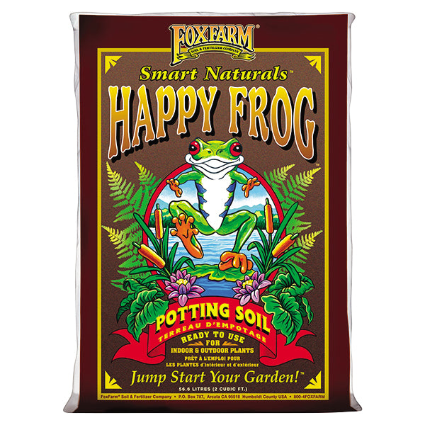 Fox Farm Happy Frog Potting Soil 2 cu ft - Dutchman's Hydroponics & Garden Supply