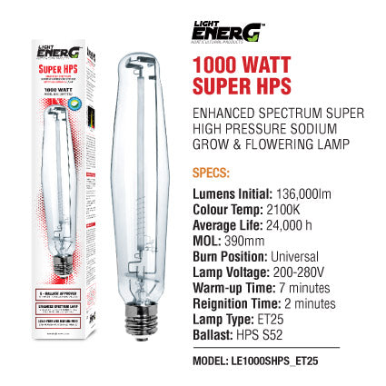 Light Energ - 1000 Watt Super HPS