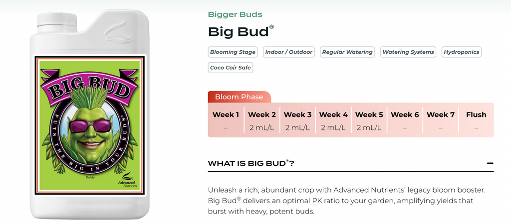 Unlock the Secret to Bountiful Harvests with Advanced Nutrients Big Bud