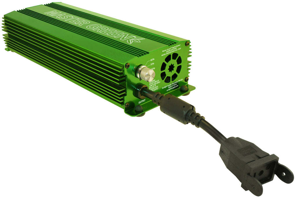 Master Green 1000 Watt 120 / 240 Volt Electronic Ballast - Dutchman's Hydroponics & Garden Supply