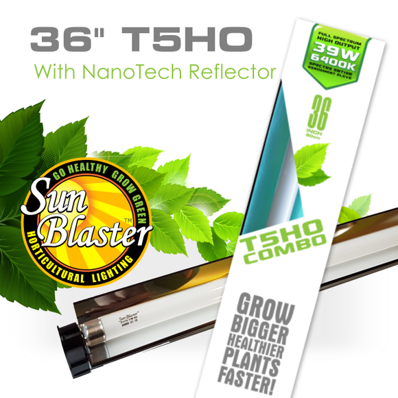 Sunblaster 36" T5HO Fluorescent Combo - Dutchman's Hydroponics & Garden Supply