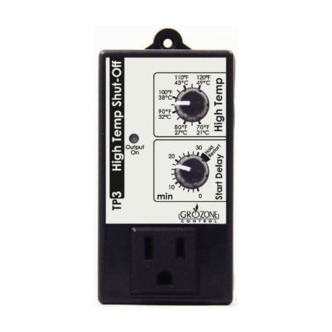 GroZone TP3 High Temperature Shut-Off TempStat Temp -3