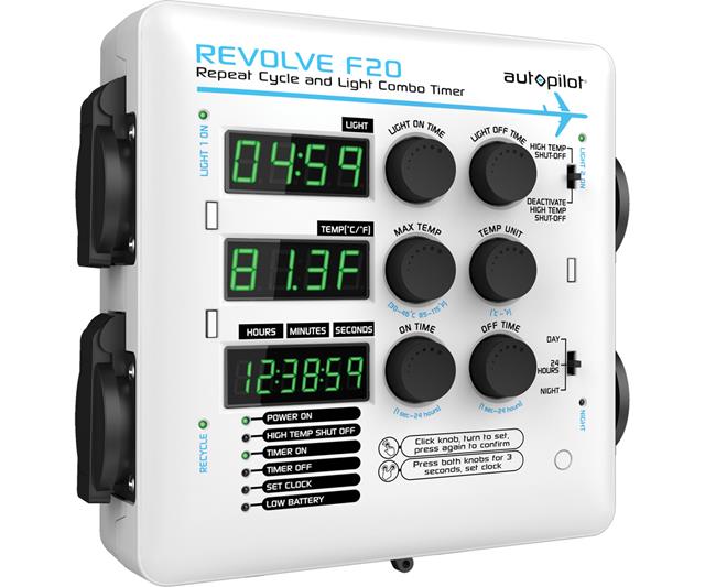AP Revolve F20 Repeat Cycle and Light Combo Timer - Dutchman's Hydroponics & Garden Supply