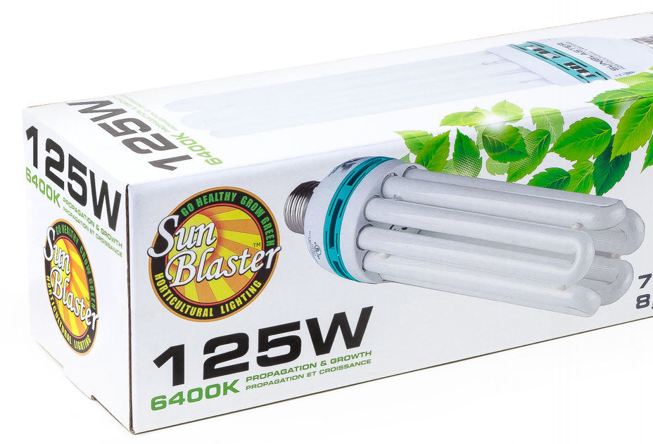 CFL Bulb (125 Watt) 6400k - SunBlaster - Dutchman's Hydroponics & Garden Supply