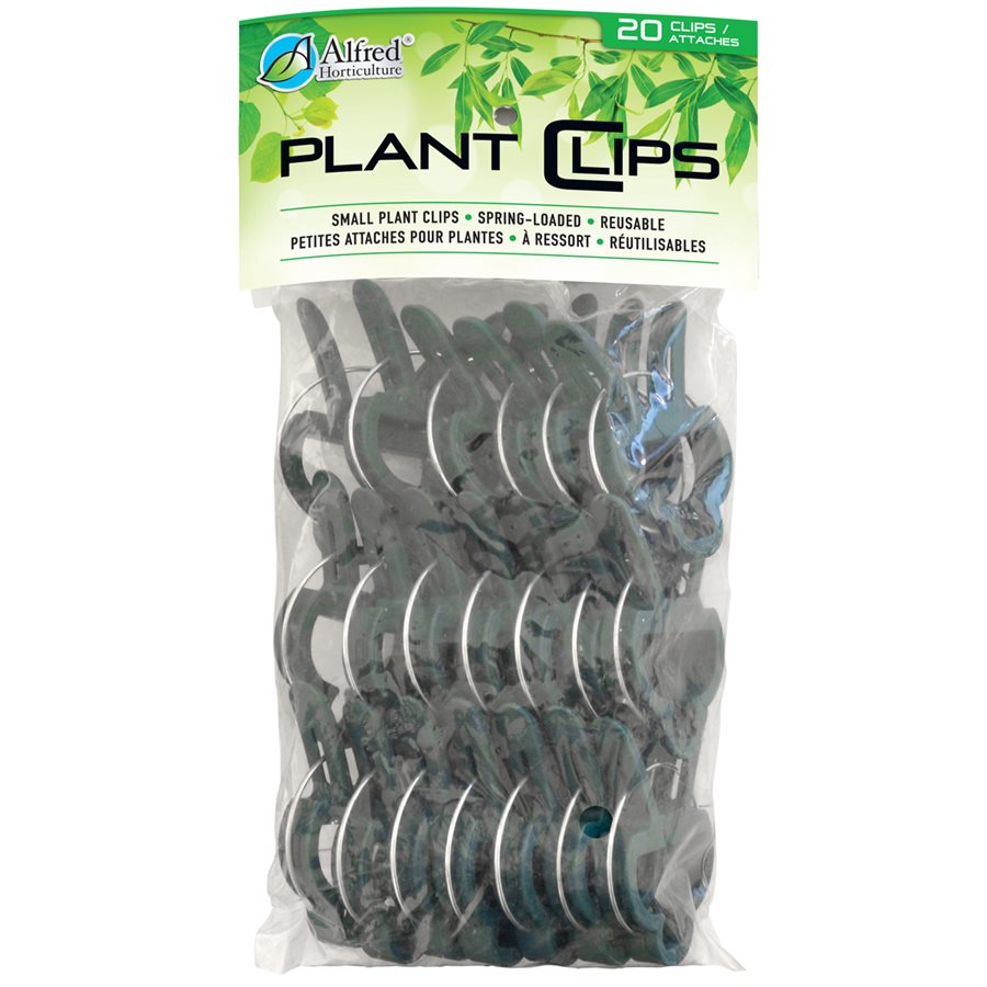 Plant Clips Spring Loaded Large 2 1 / 2" x 1 3 / 4" (20 / Pk) - Dutchman's Hydroponics & Garden Supply