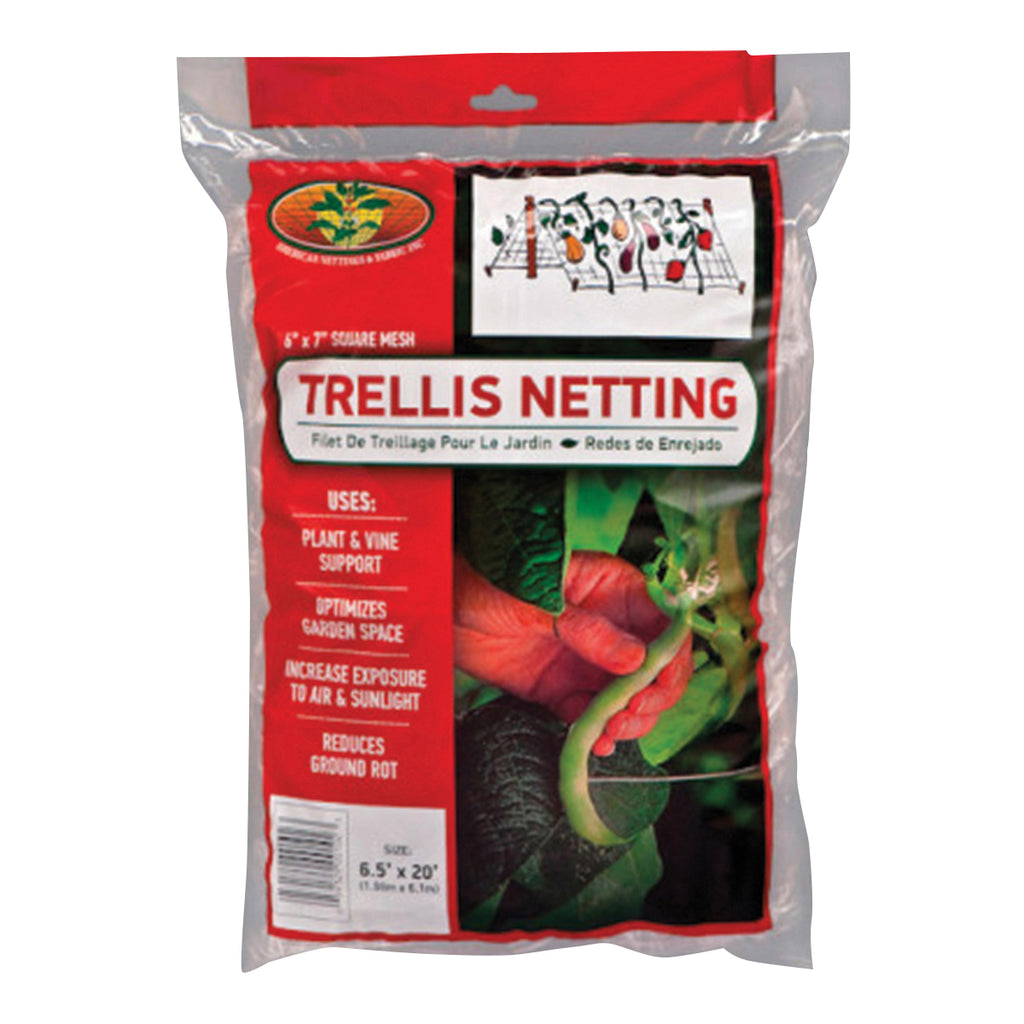 Trellis Netting 6.5' x 8' Square Clear Mesh