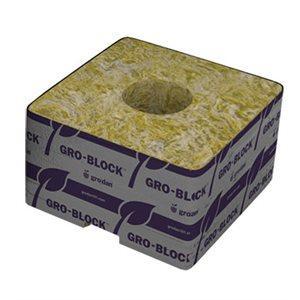 Grodan Rockwool Gro-Blocks Delta 4"x4"x2.5"