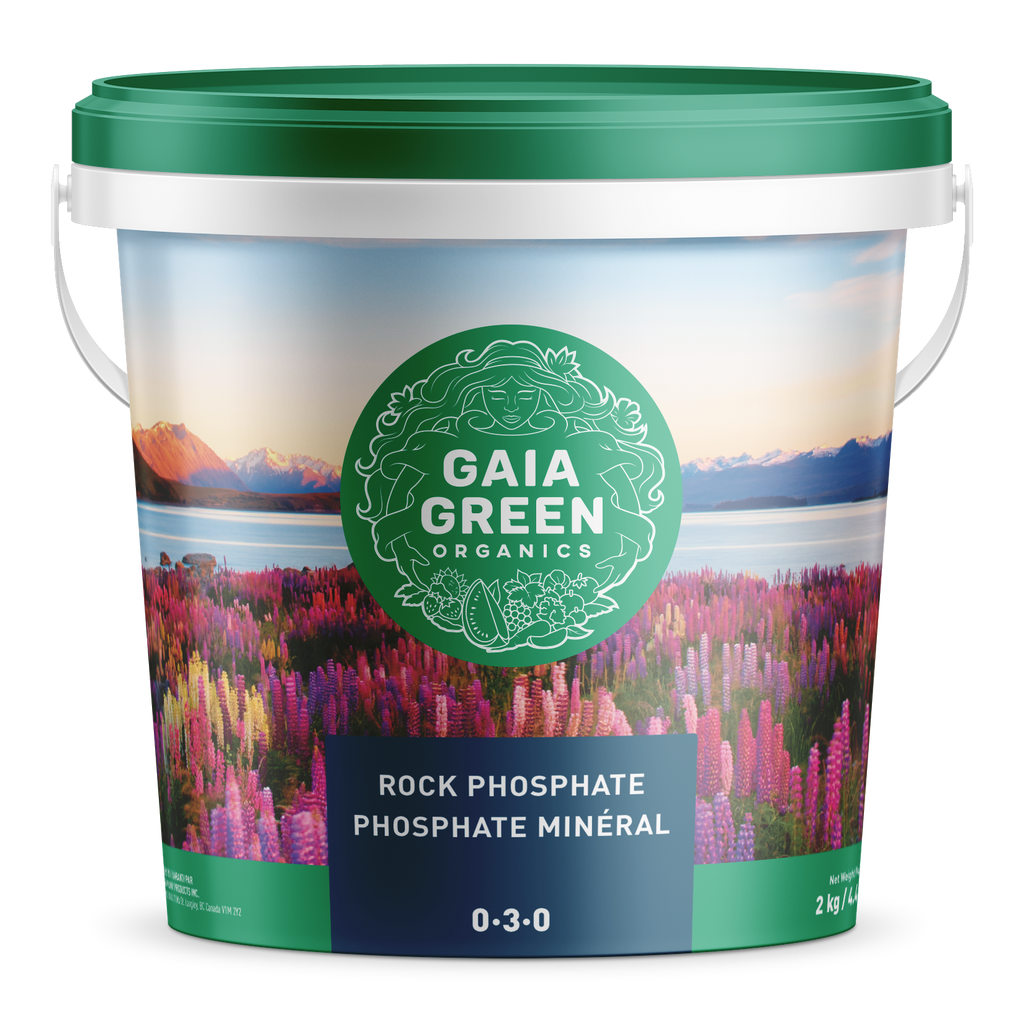 Gaia Green Rock Phosphate 0-3-0 2kg - Dutchman's Hydroponics & Garden Supply