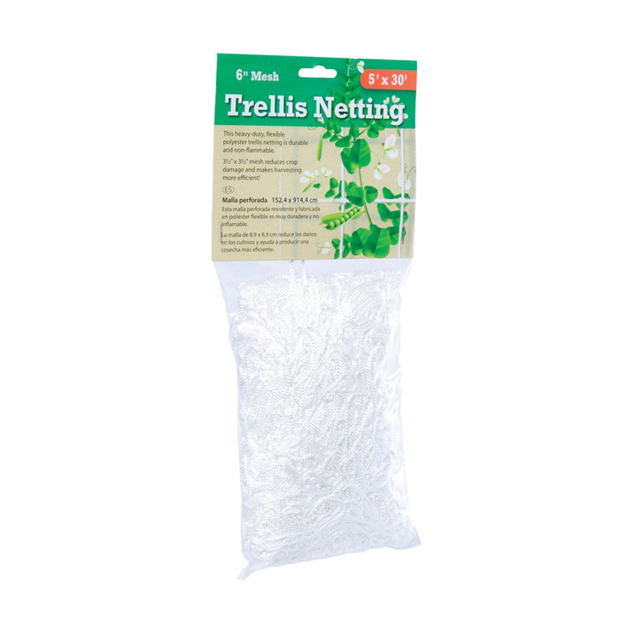 Trellis Netting 5x15, 3.5" mesh - Dutchman's Hydroponics & Garden Supply