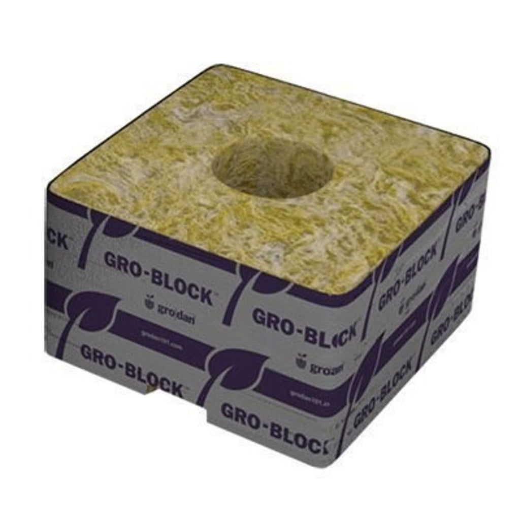 Grodan Rockwool Delta 4 Block, 3"x3"x2.5"
