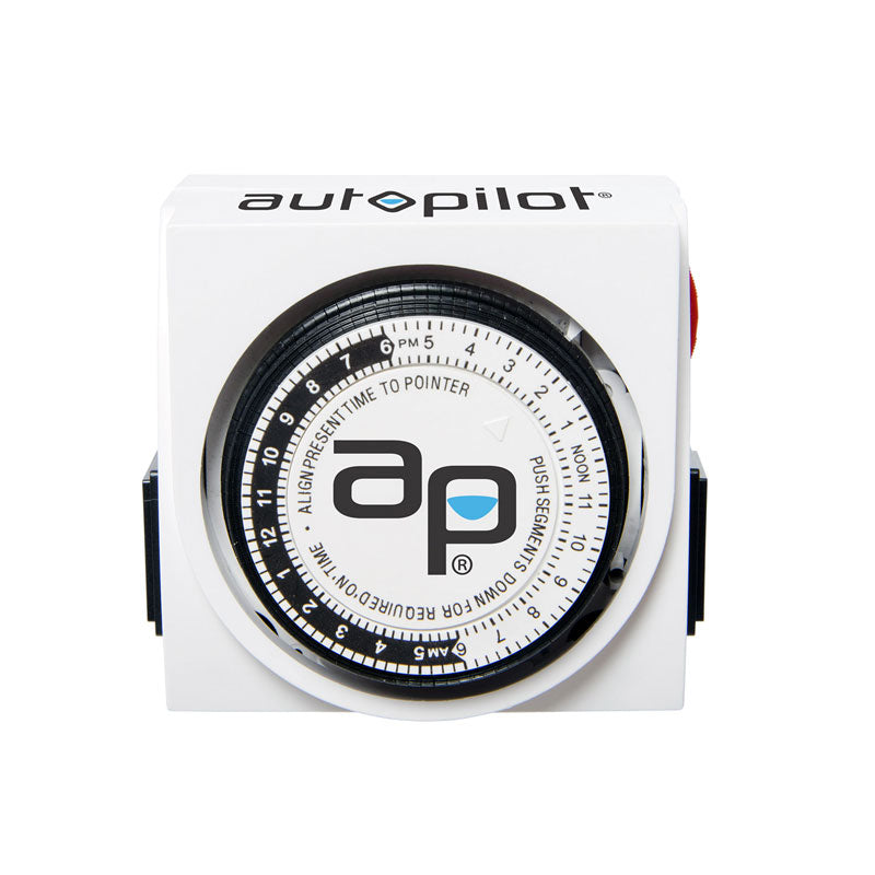 Dual-Outlet Analog Grounded Timer - Autopilot