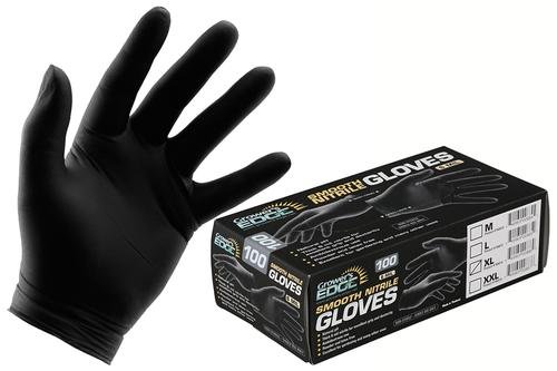 Grower's Edge Black Powder Free Nitrile Gloves 6 mil - XXLarge (100/Box)