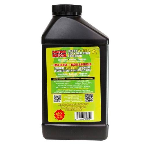 Doktor Doom Premium 3-IN-1 Plant / Crop Rescue Concentrate. 1L - Dutchman's Hydroponics & Garden Supply