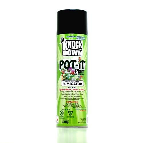 Knock Down Pot-It Botanical Fumigator - 340g - Dutchman's Hydroponics & Garden Supply