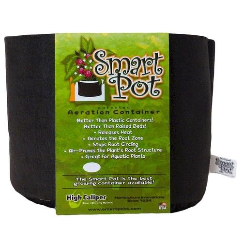 Smart Pot #5, 5 GAL / 19 L 12" / 30 CM Black Fabric Pot - Dutchman's Hydroponics & Garden Supply